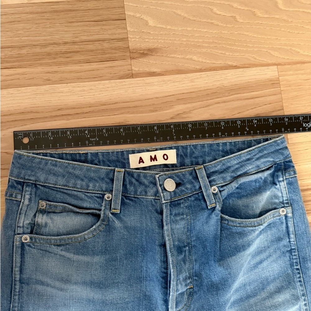 Amo Tomboy High-waist Straight Leg Denim Size 27 - Picture 7 of 10